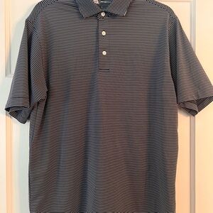 Onward Reserve Black Striped Polo